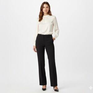 Talbots Trousers Newport Pants Straight Leg Classic Work Stretch‎ Minimalist